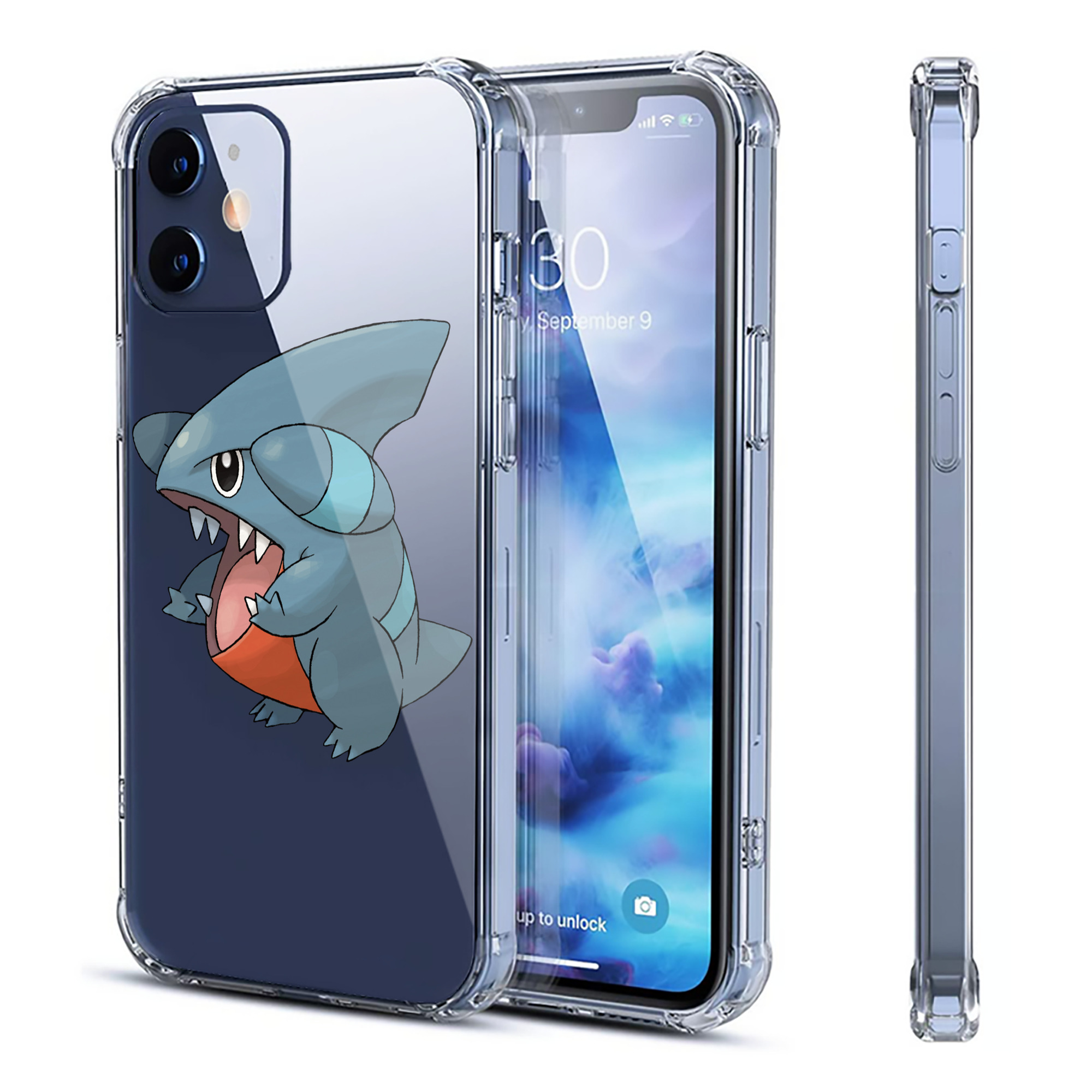 （画像用） ポケットモンスター Pokémon 【iPhone 12シリーズ対応】透明スマホケース（クリアソフトケース）
